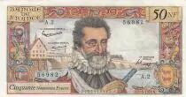 Francia 50 NF - Henri IV - 05-03-1959 - Serial A.2