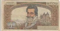 Francia 50 NF - Henri IV - 05-03-1959 - Serial E.3