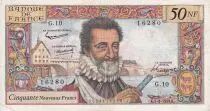 Francia 50 NF - Henri IV - 05-03-1959 - Serial O.8 - VF to XF - P.143