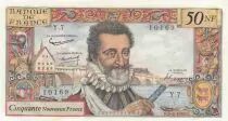 Francia 50 NF - Henri IV - 05-03-1959 - Serial Y.7