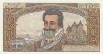 Francia 50 NF - Henri IV - 06-07-1961 - Serial O.64
