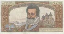 Francia 50 NF - Henri IV - 07-04-1960 - Serial Q.54