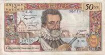 Francia 50 NF Henri IV - 03-09-1959 - Serial K.30