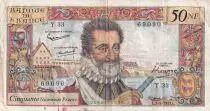 Francia 50 NF Henri IV - 03-09-1959 - Serial Y.33