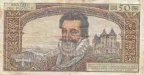 Francia 50 NF Henri IV - 05-03-1959 - Serial E.10