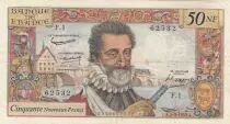 Francia 50 NF Henri IV - 05-03-1959 Serial F.1 - VF - P. 143