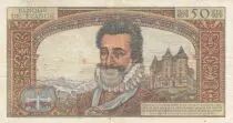 Francia 50 NF Henri IV - 05-03-1959 Serial F.1 - VF - P. 143