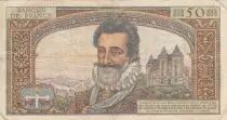 Francia 50 NF Henri IV - 07-04-1960 - Serial W.49