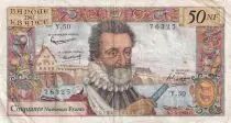 Francia 50 NF Henri IV - 07-04-1960 - Serial Y.50