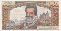 Francia 50 NF sur 5000 Francs - Henri IV - 1959 - Serial H.98 - VF - p.139b