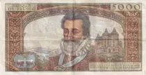 Francia 50 NF sur 5000 Francs - Henri IV - 30-10-1958 - Serial A.96 - P.139