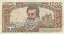 Francia 50 NF sur 5000 Francs - Henri IV - 30-10-1958 - Serial Y.93