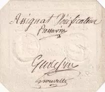 Francia 50 Sols - Liberty and Justice (23-05-1793) - V&eacute;rificateur - Serial 827