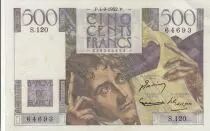 Francia 500 Francs - Chateaubriand - 04-09-1952 - Serial S.120