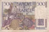 Francia 500 Francs - Chateaubriand - 07- 02-1946 - Serial O.71 - P.129