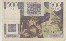 Francia 500 Francs - Chateaubriand - 19-07-1945 - Serial V.3