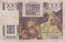 Francia 500 Francs - Chateaubriand 13-05-1948 - Serial N.108 - F.34.08