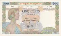 Francia 500 Francs - La Paix - 06-02-1941 - Serial Y.2291 - P.95