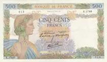 Francia 500 Francs - La Paix - 09-01-1941 - Serial E.1780