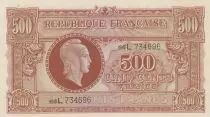 Francia 500 Francs - Marianne  - 1945 - Serial 83L