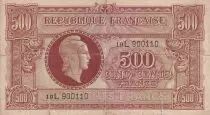 Francia 500 Francs - Marianne - 1945 - Letter L - P.106