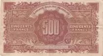 Francia 500 Francs - Marianne - 1945 - Letter L - P.106