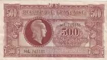 Francia 500 Francs - Marianne - 1945 - Letter L