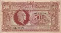 Francia 500 Francs - Marianne - 1945 - Lettre L - VF - P.106
