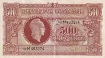 Francia 500 Francs - Marianne - 1945 - Lettre M - P.106