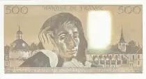 Francia 500 Francs - Pascal - 02-05-1991 - Serial J.374 - Faurte