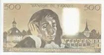 Francia 500 francs - Pascal - 02-06-1983 - Serial D.187