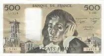 Francia 500 francs - Pascal - 02-06-1983 - Serial S.191