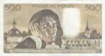 Francia 500 francs - Pascal - 02-07-1981 - Serial W.145
