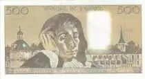 Francia 500 Francs - Pascal - 02-09-1993 - Serial H.410