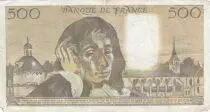 Francia 500 francs - Pascal - 03-02-1977 - Serial A.73