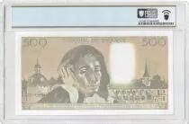 Francia 500 Francs - Pascal - 03-03-1988 - Serial D.273 - PCGS 67 PPQ