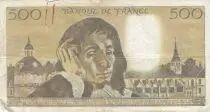 Francia 500 francs - Pascal - 03-11-1977 - Serial D.84