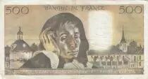 Francia 500 francs - Pascal - 03-11-1977 - Serial S.87