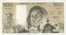 Francia 500 francs - Pascal - 05-08-1982 - Serial S.164