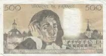 Francia 500 francs - Pascal - 05-08-1982 - Serial V.159