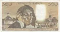 Francia 500 francs - Pascal - 05-10-1978 - Serial X.97