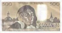 Francia 500 Francs - Pascal - 05-11-1987 - Serial Q.268 - P.156