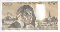 Francia 500 Francs - Pascal - 05-11-1987 - Serial Q.268 - P.156