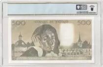 Francia 500 Francs - Pascal - 05-11-1987 - Serial Q.268 - PCGS 66 PPQ
