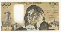 Francia 500 Francs - Pascal - 05-12-1968 -  Serial N.6