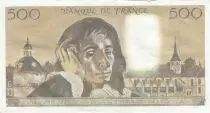 Francia 500 francs - Pascal - 06-01-1983 - Serial J.178