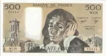 Francia 500 francs - Pascal - 06-01-1983 - Serial W.178