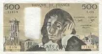 Francia 500 francs - Pascal - 06-01-1983 - Serial Z.178