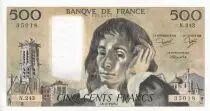 Francia 500 Francs - Pascal - 06-02-1986 - Serial N.243 - P.156