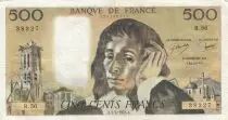 Francia 500 francs - Pascal - 06-11-1975 - S&eacute;rie C.55